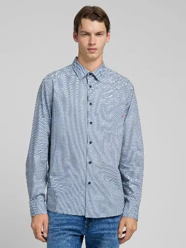 Camicia ALL OVER PRINTED COTTON POPELIN SHIRT
