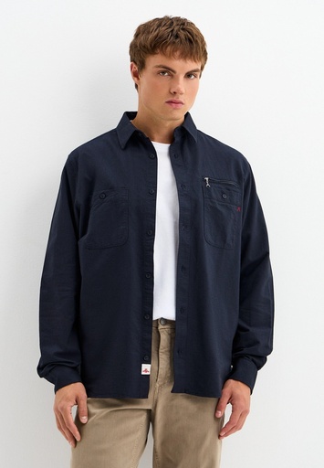 Camicia COTTON OXFOR  SHIRT WITH ZIPPED POCKET