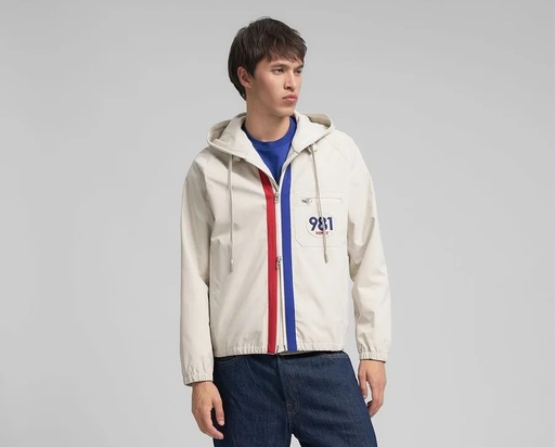 Giubbino POLY FINE TWILL JACKET WITH CONTRASTING DETAILS