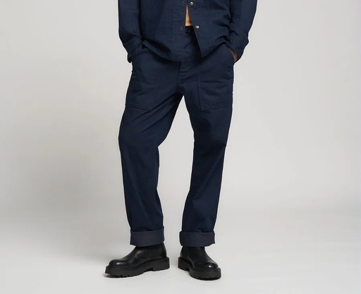 Pantalone 10 OZ COTTONHEMP INDIGO DENIM 