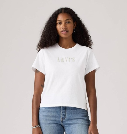 GRAPHIC CLASSIC TEE RHINESTONE SERIF LO 