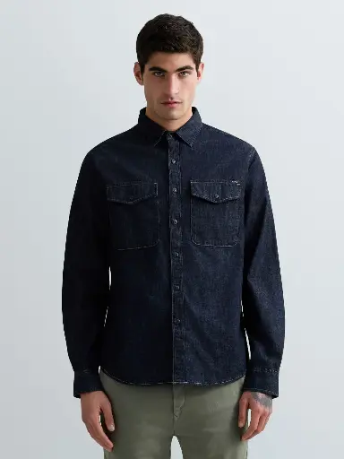 Camicia 6.5 OZ DEEP BLUE DENIM SHIRT