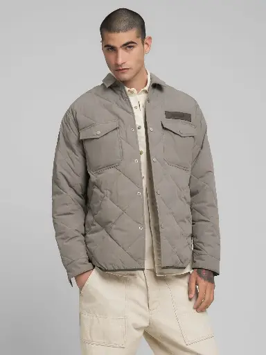Giubbino COTTON NYLON CRINKLED JACKET
