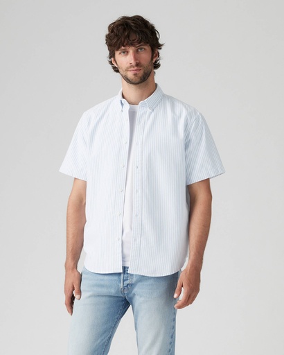 SS AUTHENTIC BUTTON DOWN WAYLON STRIPE 