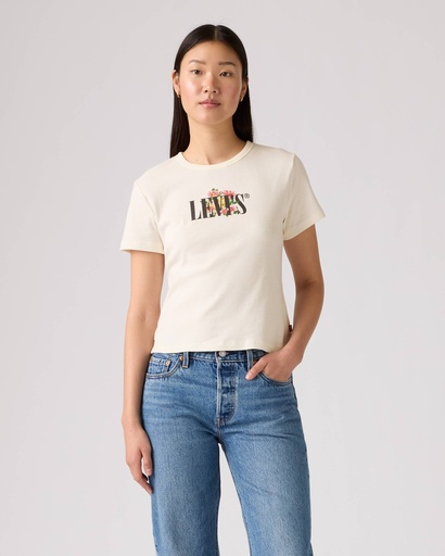 GRAPHIC RICKIE TEE SPRING MIX SERIF LOG 