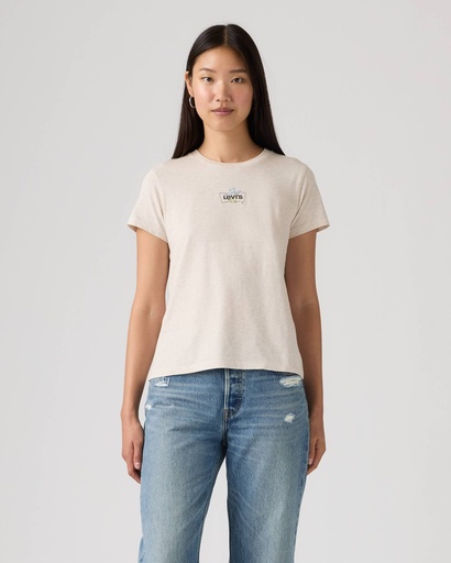 THE PERFECT TEE FLORAL EMB BW PIRATE BL 