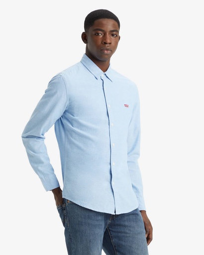 LS BATTERY HM SHIRT SLIM NAVY PEONY