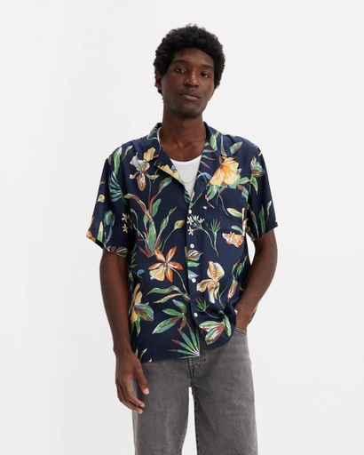 THE SUNSET CAMP SHIRT NEPENTHE FLORAL N