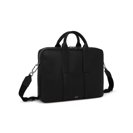 [910777290000] ECCO Laptop Bag Pebbled Leather