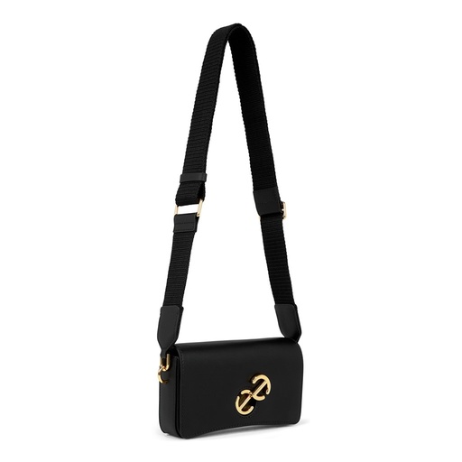 [910782690000] ECCO Pinch Bag S Lock Wave BLACK