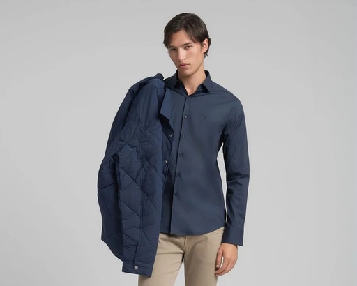 SLIM-FIT POPLIN SHIRT Camicia STRETCH POPELINE 