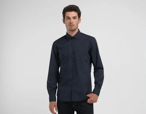 Replay Men's Shirt Camicia COTTON POPELINE 
