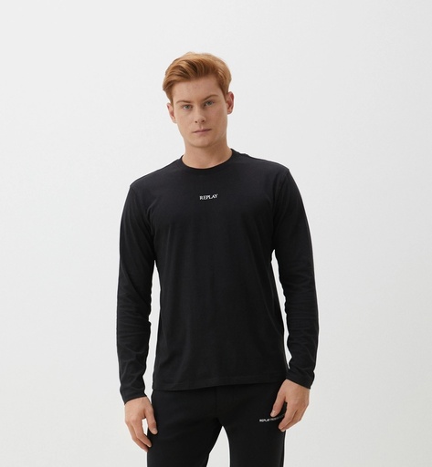 T-shirt manica lunga P.DYED VISCOSE COTTON JERSEY 